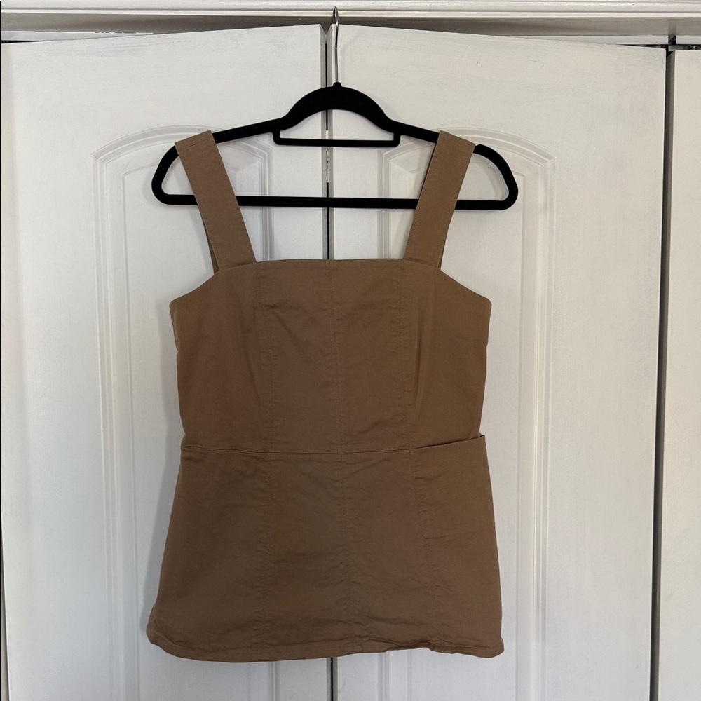 COS Tan Sleeveless Tank Top